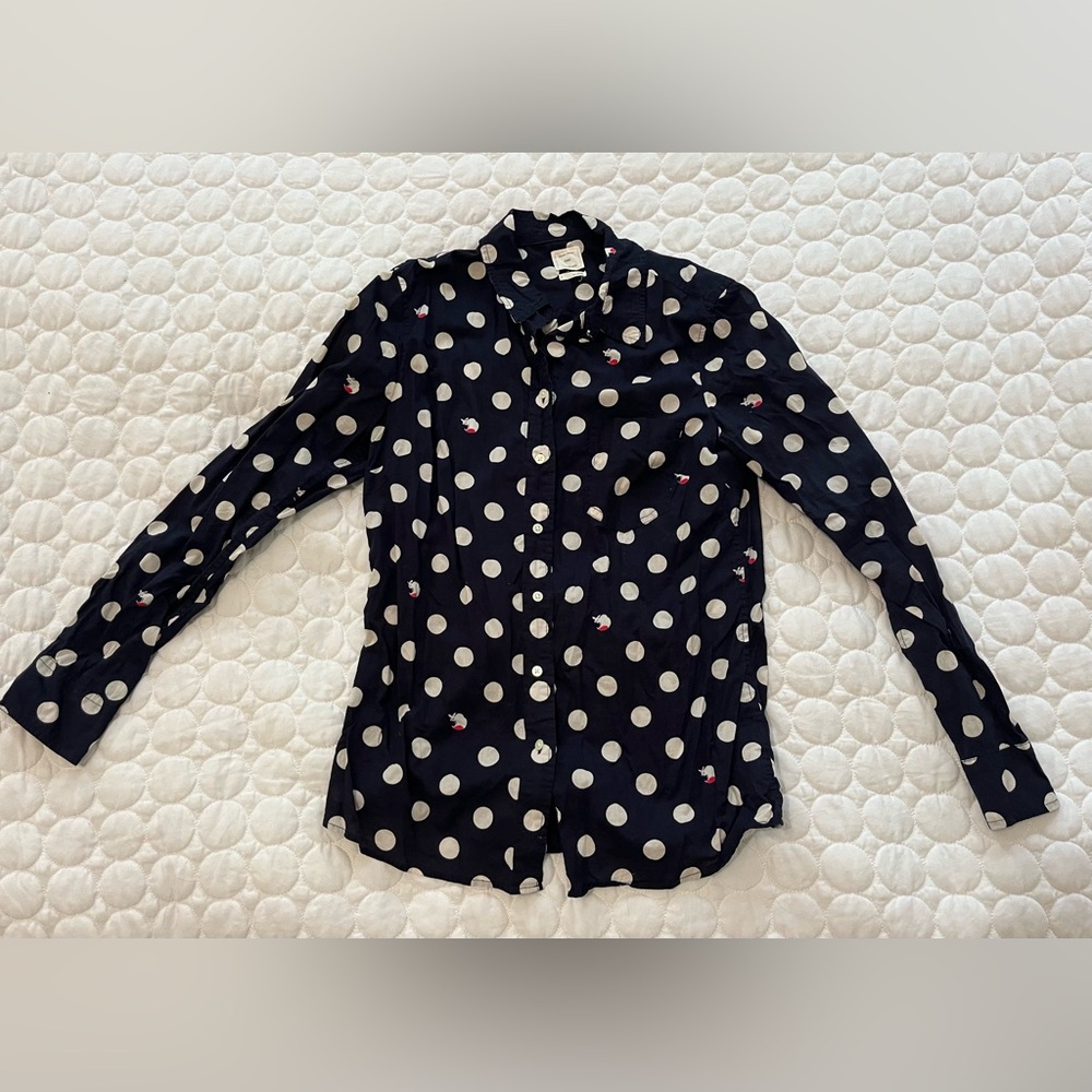 Gap Secret Foxes Button Down Size Small - image 1